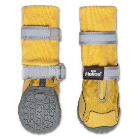 Dog Helios 'Traverse' Premium Grip High-Ankle Outdoor Dog Boots (Color: yellow, size: small)